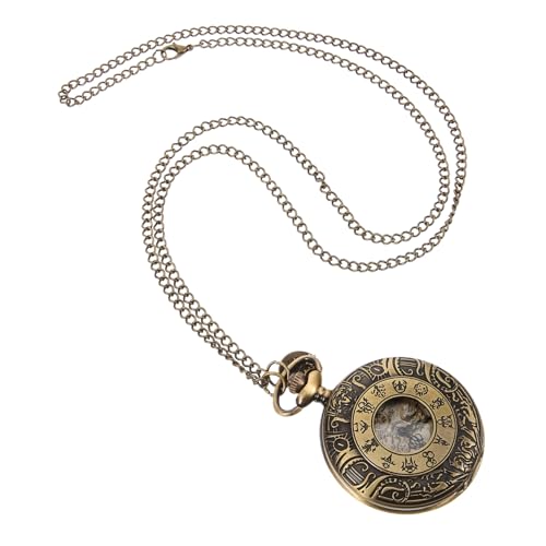 IMIKEYA Antike Taschenuhr Herren Retro Design Leicht Kompakt Präzise Zeitmessung Unisex Vintage Uhr Robust Langlebig Stilvoll für Senioren und Alltag von IMIKEYA