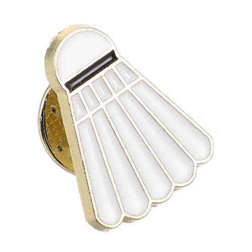 IMIKEYA Badminton Brosche Zinklegierung Sport Anstecker für Jacken und Rucksäcke Vielseitig Tragbar für Männer und Frauen Cartoon Hut Brosche Robustes Design für Sportfans von IMIKEYA