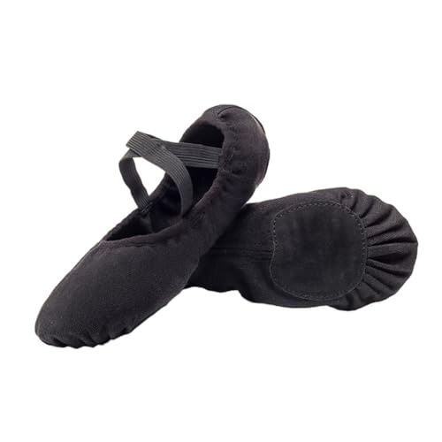 IMIKEYA Ballettschuhe Damen mit Elastischem Band Weiche Ledersohle rutschfest und Verschleißfest Ballett Tanzschläppchen für Erwachsene für Tanzpraxis und Bühnenauftritte Zufällige Farbe IMIKEYA Ballettschuhe Damen mit Elastischem Band Weiche Ledersohle rutschfest und Verschleißfest Ballett Tanzschläppchen für Erwachsene für Tanzpraxis und Bühnenauftritte Zufällige Farbe von IMIKEYA