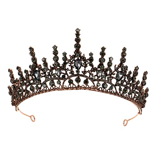 IMIKEYA Barocke Kristallkronen Für Damen Vintage-haarschmuck Strass-kopfschmuck Für Hochzeit Und Kostüm von IMIKEYA