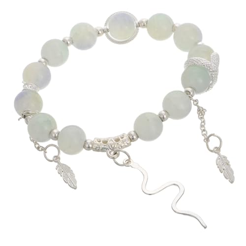 IMIKEYA Beaded Armband mit Silbernem Schlangenanhänger Modisches Armband Bunten Perlen für Alltag Partys und Reisen Leicht und Langlebig Fröhliche Farben für IMIKEYA Beaded Armband mit Silbernem Schlangenanhänger Modisches Armband Bunten Perlen für Alltag Partys und Reisen Leicht und Langlebig Fröhliche Farben für von IMIKEYA