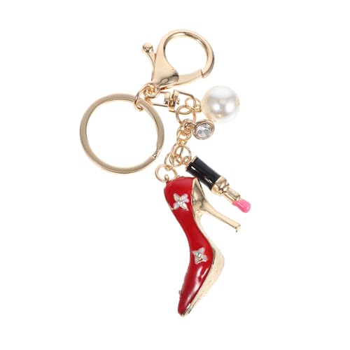 IMIKEYA Bling Lippenstift Schlüsselanhänger Mit Absatz Charme Eleganter Taschenanhänger Für Frauen Und Teenager Langlebiges Eisenmaterial Multifunktionales Accessoire Für Schlüssel Und Handtaschen von IMIKEYA