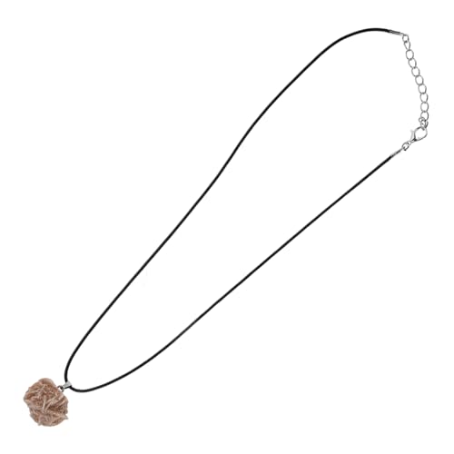IMIKEYA Blumen-choker-halskette Für Damen Elegante Rosen-halskette Aus Natürlichem Stein Mit Schwarzem Band Einzigartiger Leichter Schmuck Für Jeden Anlass von IMIKEYA