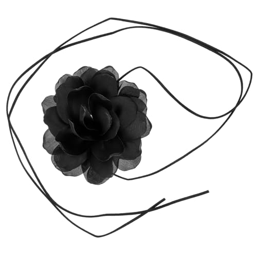 IMIKEYA Blumen Choker Halskette für Damen Stylische Stoffkette mit Blumenmotiv für Festivals Partys und und Langlebig Ergänzung für Outfit IMIKEYA Blumen Choker Halskette für Damen Stylische Stoffkette mit Blumenmotiv für Festivals Partys und und Langlebig Ergänzung für Outfit von IMIKEYA