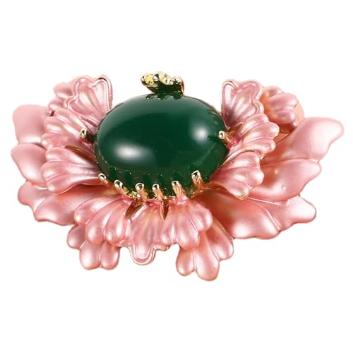 IMIKEYA Blumenbrosche Große Stilvolle Anstecknadel für Damen Vielseitiges Accessoire für Anzüge und Qipaos Traditionelles Chinesisches Design Moderne Mode von IMIKEYA