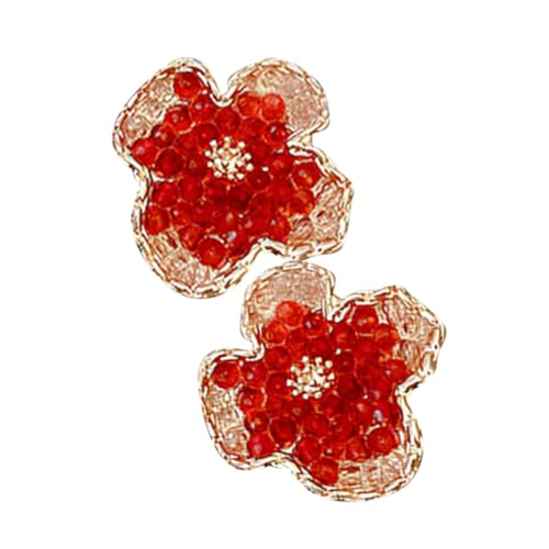 IMIKEYA Blumige Ohrstecker Damen Leicht und Elegant Kleine Dekorative Ohrstecker aus Hochwertigem Material Komfortabel und Vielseitig Tragbar für Alltag und Festliche Anlässe von IMIKEYA