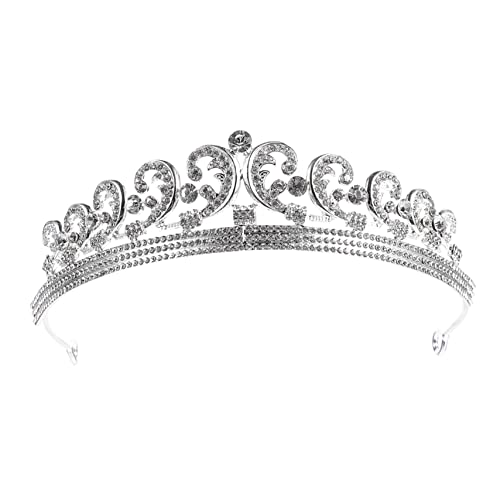 IMIKEYA Braut Tiara stirnband Kopfschmuck mit Strasskrone Brautkrone Partykrone Hochzeitsfeier Krone Kronenkopfschmuck Strass-Frauenkrone Legierungsmaterial IMIKEYA Braut Tiara stirnband Kopfschmuck mit Strasskrone Brautkrone Partykrone Hochzeitsfeier Krone Kronenkopfschmuck Strass-Frauenkrone Legierungsmaterial von IMIKEYA