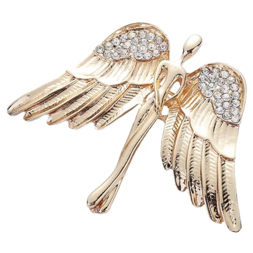 IMIKEYA Schutzengel Brosche Kleidung Strass Anstecknadel Ornament Rucksack Brosche Dekoration von IMIKEYA