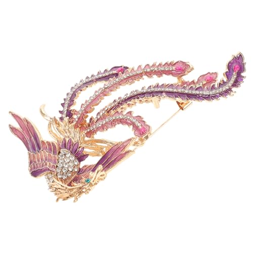 IMIKEYA Brosche mit Strasssteinen Langlebige Legierung Modischer Ansteckpin für Damen Dekorativer Schmuck für Kleidung Jacken und Hüte Stilvoller für Partys und Hochzeiten von IMIKEYA