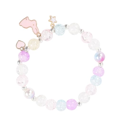 IMIKEYA Bunny Armband für Mädchen Buntes Kristallperlen Armband für Freundschaft Ostern Geburtstage und Weihnachten Komfortable Langlebig und Stylisch von IMIKEYA