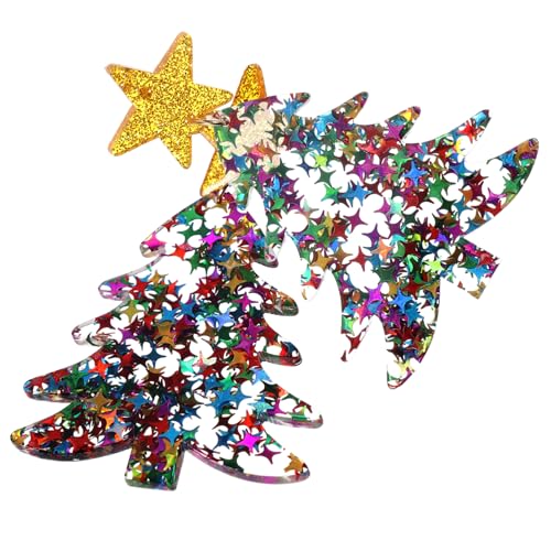 IMIKEYA Bunte Weihnachtsbaum Ohrringe Leicht Ohrstecker Mode Schmuck für Mädchen Damen zu Weihnachten Alltag Fest von IMIKEYA