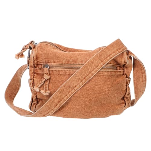 IMIKEYA Canvas Tasche Geldbörsen Jean Tote Bag Jeanstasche Crossbody Canvas Umhängetasche Schultertasche Tragetasche Reise Umhängetasche Damentasche Crossbody Große Geldbörse Mit Fächern von IMIKEYA