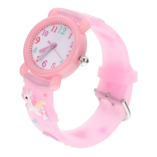 IMIKEYA Einhorn Kinderuhr Quarz Armbanduhr Für Mädchen Und Jungen 3D Cartoon Design Studentenuhr Für Kinder von IMIKEYA