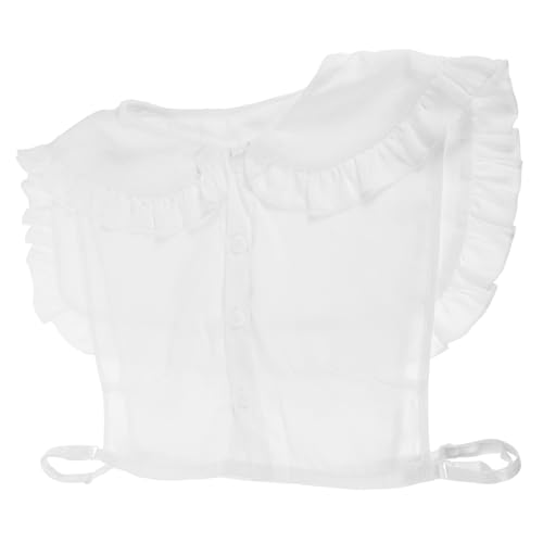 IMIKEYA Chiffon Falscher Kragen für Damen Süßer Doll Kragen Vielseitige Attrappe Atmungsaktiv Hautfreundlich Passend zu Pullovern Kleidern Shirts und Uniformen von IMIKEYA