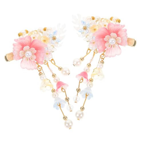 IMIKEYA Chinesische Haarspangen mit Quasten für Damen Blumen Haarclips Hanfu Haarschmuck für Hochzeiten und Feierlichkeiten IMIKEYA Chinesische Haarspangen mit Quasten für Damen Blumen Haarclips Hanfu Haarschmuck für Hochzeiten und Feierlichkeiten von IMIKEYA