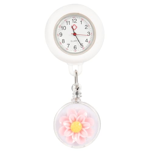 IMIKEYA Krankenschwesteruhr Mit Clip-Funktion Tragbare Taschenuhr Für Medizinische Fachkräfte Einziehbare Uhr Mit Kordel Für Bequemes Ablesen von IMIKEYA