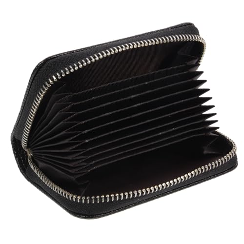 IMIKEYA Damen Bifold Geldbörse Aus Pu-Material Mit Doppelreißverschluss Kartenetui Kreditkartenetui Mit Münzfach Für Damen Clutch Geldbörse Geldbeutel von IMIKEYA