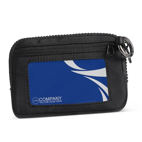 IMIKEYA Damen Münzgeldbörse aus Robustem Nylon mit Reißverschluss Handgelenkriemen Geräumig und Organisiert Tragbar für Reisen Partys und Alltag von IMIKEYA