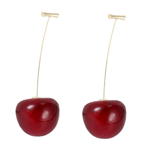 IMIKEYA Damen Ohrhänger Kirsche Design Modisch Leichte Ohrstecker Passend für Alltag Party Geschenkidee Stilvoller Ohrschmuck von IMIKEYA