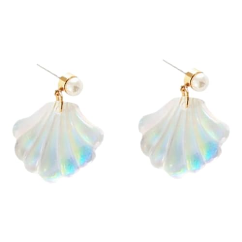 IMIKEYA Damen Ohrringe Perlen Ohrstecker Muschelform Alloy Elegant Vintage Stil Schmuck für Frauen und Mädchen Alltag und Festtage IMIKEYA Damen Ohrringe Perlen Ohrstecker Muschelform Alloy Elegant Vintage Stil Schmuck für Frauen und Mädchen Alltag und Festtage von IMIKEYA