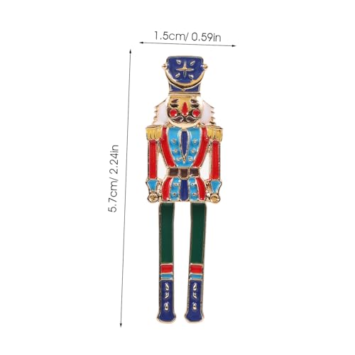 IMIKEYA Damen Ohrstecker Nutcracker Ohrringe Leicht und Robust Cartoon Ohrschmuck Geschenkidee für Geburtstag Hochzeit Abschlussball von IMIKEYA