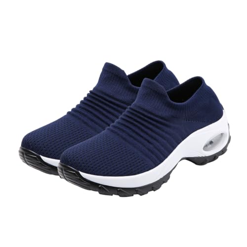 IMIKEYA Damen Sneaker Große Atmungsaktive Sportschuhe Leichte Freizeitschuhe Modische Gym Schuhe Komfortables Tragegefühl Hautfreundliches Material von IMIKEYA