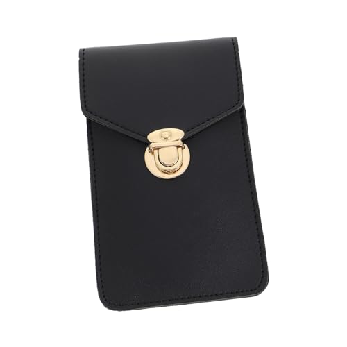 IMIKEYA Damen Umhängetasche PU Touchscreen Verschluss Kleine Geldbörse mit Münzfach Verstellbarer Schultergurt für Handy und Schlüssel von IMIKEYA