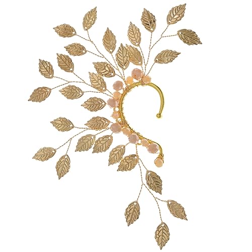 IMIKEYA Dekorativer Ohr Cuff im Blattdesign Eleganter nicht Piercender Ohrclip für Mädchen und Frauen Handgefertigter Ohrschmuck für Partys und Besondere Anlässe IMIKEYA Dekorativer Ohr Cuff im Blattdesign Eleganter nicht Piercender Ohrclip für Mädchen und Frauen Handgefertigter Ohrschmuck für Partys und Besondere Anlässe von IMIKEYA