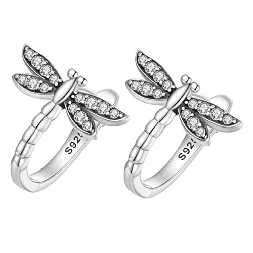 IMIKEYA Design Ohrhänger Libelle Damen Sterling Silber Statement Loop Ohrringe Hochzeit Braut Schmuck IMIKEYA Design Ohrhänger Libelle Damen Sterling Silber Statement Loop Ohrringe Hochzeit Braut Schmuck von IMIKEYA