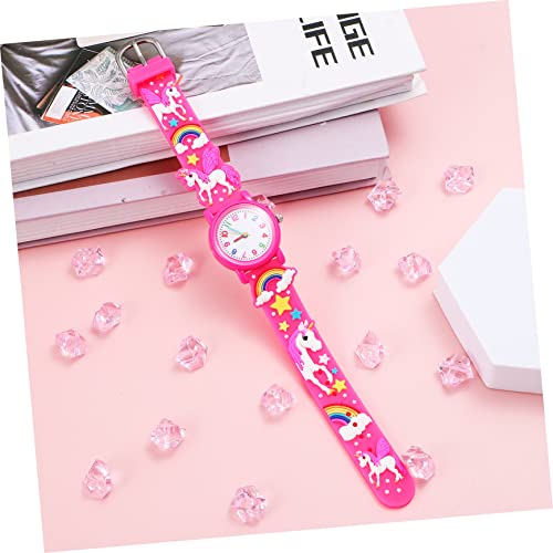 IMIKEYA Digital Kinderuhr Mädchen mit Einhorn Armband Cartoon Digitaluhr Bezauberndes Schmuckset für Junge Mädchen Praktische und Attraktive Kinderarmbanduhr von IMIKEYA