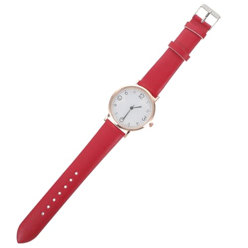 IMIKEYA Damen Armbanduhr Mit Lederarmband Klassische Quarzuhr Leicht Lesbare Uhr Für Damen Schlicht Und Schick Für Studentinnen Und Büroangestellte von IMIKEYA