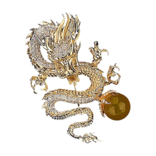 IMIKEYA Drachenbrosche Chinesischen Designs Nadelbrosche Für Anzüge Schals Und Dekoration Party Und Geburtstagsgeschenk Für Frauen von IMIKEYA