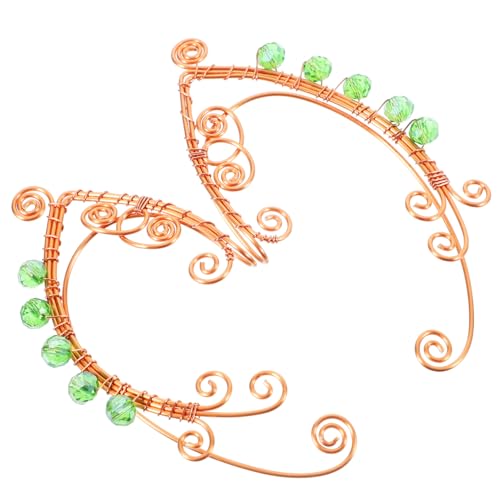 IMIKEYA Elfenohren Ohrringe Ohrring Manschetten Ohrringe Für Frauen Fee Ohren Schmuck Ohrringmanschetten Mit Piercing von IMIKEYA