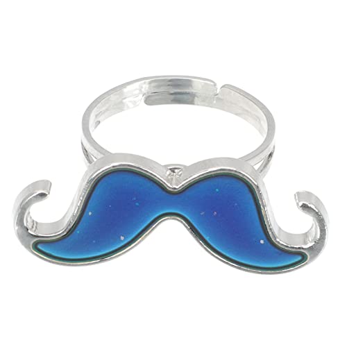 IMIKEYA Einstellbarer Farbwechselring für Damen Modischer Stimmungsring Herzform Perfektes für Partys und Anlässe Passt für Frauen von IMIKEYA