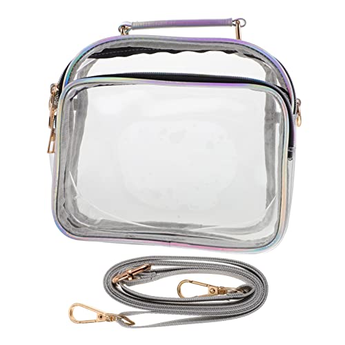 IMIKEYA Elegante PVC Geldbörse Kompakte Crossbody Schultertasche Für Frauen Organizer Fach von IMIKEYA