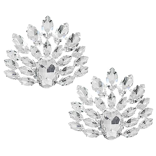 IMIKEYA Elegante Strass Schuhclips für Pumps Abnehmbare Brautschmuck Schuhschnallen Leichte DIY Schuhdekoration für Hochzeit Party Damen Schuhschmuck mit Funkelndem Design von IMIKEYA