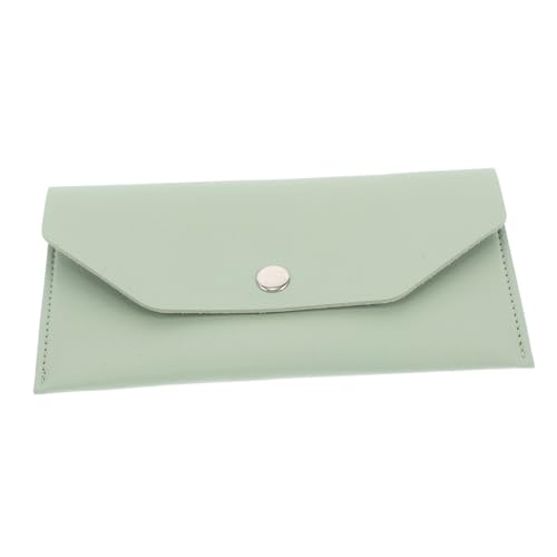IMIKEYA Elegantes Langes PU Portemonnaie Damen mit Kartenfächern Wiederverwendetes Cash Envelope Wallet Kompakter Geldbeutel für Bargeld und Münzen Minimalistischer Organizer für Alltag von IMIKEYA