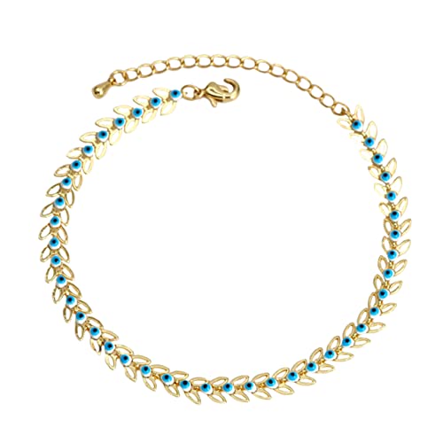 IMIKEYA Evil Eye Armband Damen Hand Schmuck Stilvoll Wasserfest Hautfreundlich Leichtes Verstellbares Statement Armband für Alltag und Arbeit Modisches Accessoire für Studenten von IMIKEYA