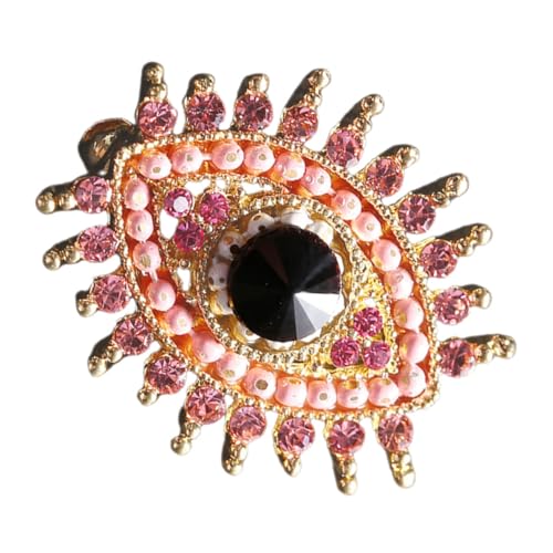 IMIKEYA Evil Eye Brosche mit Strasssteinen Anstecknadel für Damen Französischer Stil Dekorativ für Kleidung Schal Tasche Sicherer Halt Modisches Accessoire für Alltag und Besondere von IMIKEYA