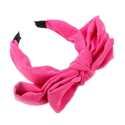 IMIKEYA Extra Großes Schleifen Haarband aus Weichem Cordstoff und Robustem Bequemes und Modisches Stirnband für Mädchen und Frauen für Partys Festliche Anlässe und Vielseitige Frisuren von IMIKEYA