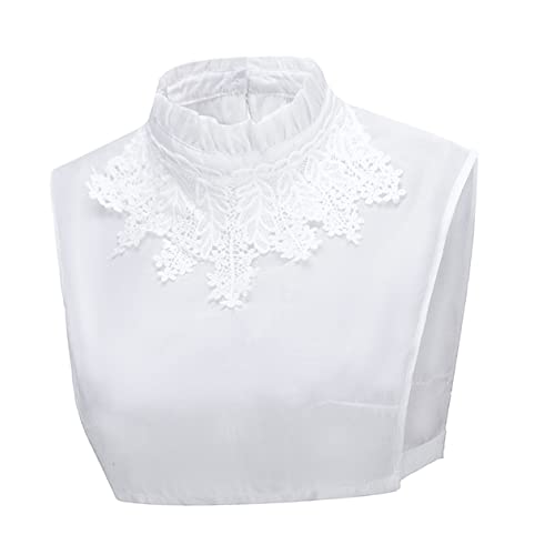 IMIKEYA Falscher Damenkragen Atmungsaktivem Material Verstellbarer Einsatz für Blusen Pullover Shirts Langlebiger und Pflegeleichter Fake Collar für Vielseitige Oberteile von IMIKEYA