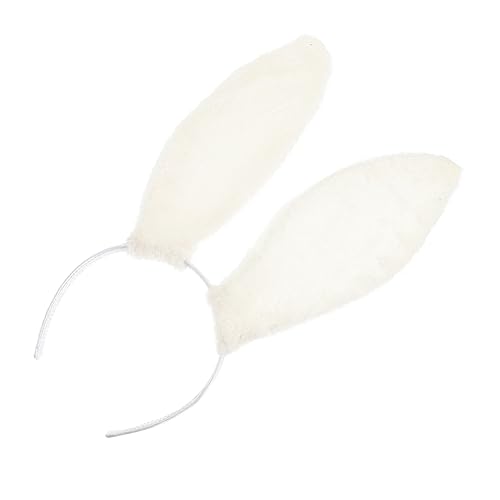 IMIKEYA Faltbarer Haarreif Mit Weißen Kaninchenohren Für Mädchen – Ideales Stirnband Für Cosplay - Karneval - Halloween Und Party Kostüme – Süßes Accessoire Für Jeden Anlass von IMIKEYA