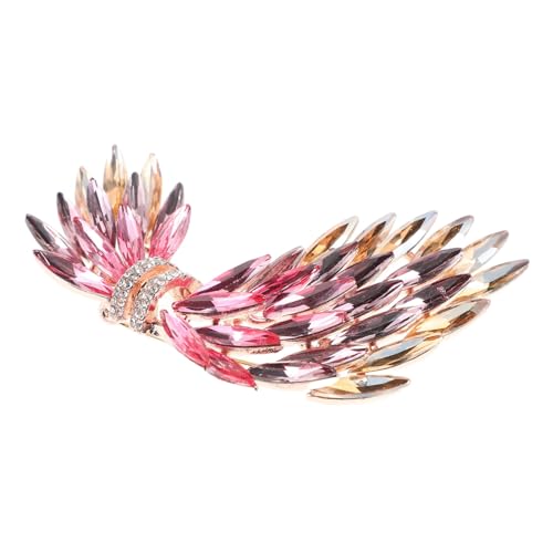 IMIKEYA Flügelbrosche Mit Strass Für Dekorative Anstecknadel Für Hut Kragen Kleid Party Hochzeit Elegant Handgefertigt von IMIKEYA