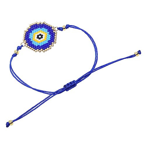 IMIKEYA Frauen Armband Perlen Handgelenk Kette Geflochtene Modeschmuck Stilvoll Für Mutter Tochter Alltag Elegant von IMIKEYA