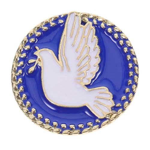 IMIKEYA Friedenstaubenschmuck Aus Legierung Friedenstaubenanstecknadel Elegantes Ansteckknopf Für Rucksäcke Jacken Kleidungszubehör von IMIKEYA