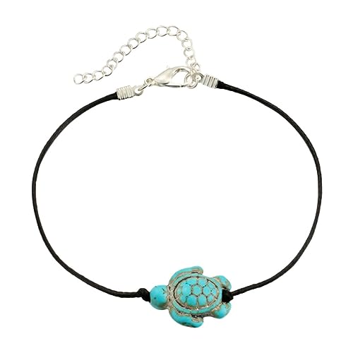 IMIKEYA Fußkettchen Damen Schildkrötenform Verstellbar Modisch Schmuck Für Frauen Mädchen Sommer Boho Stil von IMIKEYA