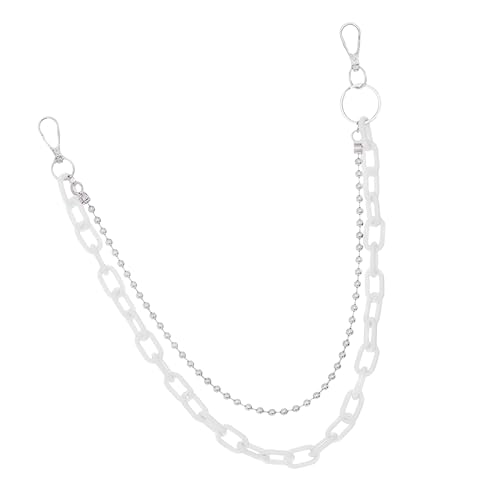 IMIKEYA Geometrische Hip Hop Taillenkette für Erwachsene Metall Taillenkette Schmuck Kettengürtel für Damen Langlebig und Leicht für Partys und Festivals von IMIKEYA
