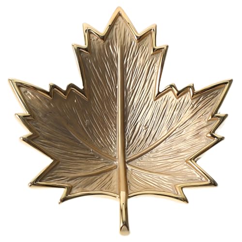 IMIKEYA Goldene Maple Leaf Brosche Damen Kleine Blattform Emaille Anstecknadel Vielseitiges Vintage Herbst Accessoire für Kleider Mäntel Rucksäcke Eleganter Lapel Pin zum Erntedankfest von IMIKEYA