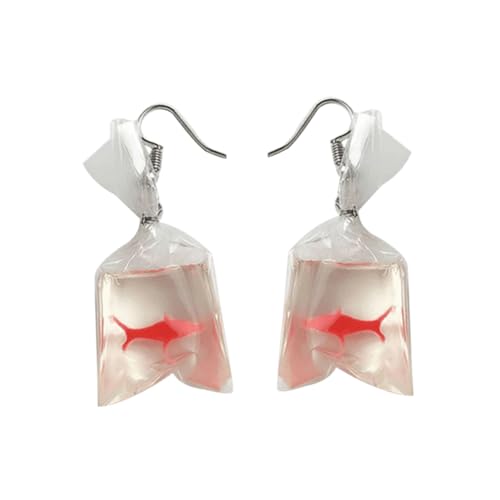 IMIKEYA Goldfisch Anhänger Ohrringe Damen Schmuck Tropfen Design Frische Kleine Ohrhänger Attraktives für Frauen Geburtstag Hochzeit Fest IMIKEYA Goldfisch Anhänger Ohrringe Damen Schmuck Tropfen Design Frische Kleine Ohrhänger Attraktives für Frauen Geburtstag Hochzeit Fest von IMIKEYA