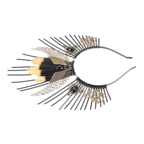 IMIKEYA Gothic Goddess Haarschmuck Diy Kopfschmuck Für Partys Eleganter Haarreifen Aus Robustem Kunststoff Der Komfort Bietet Und Jedem Look Glanz Verleiht von IMIKEYA